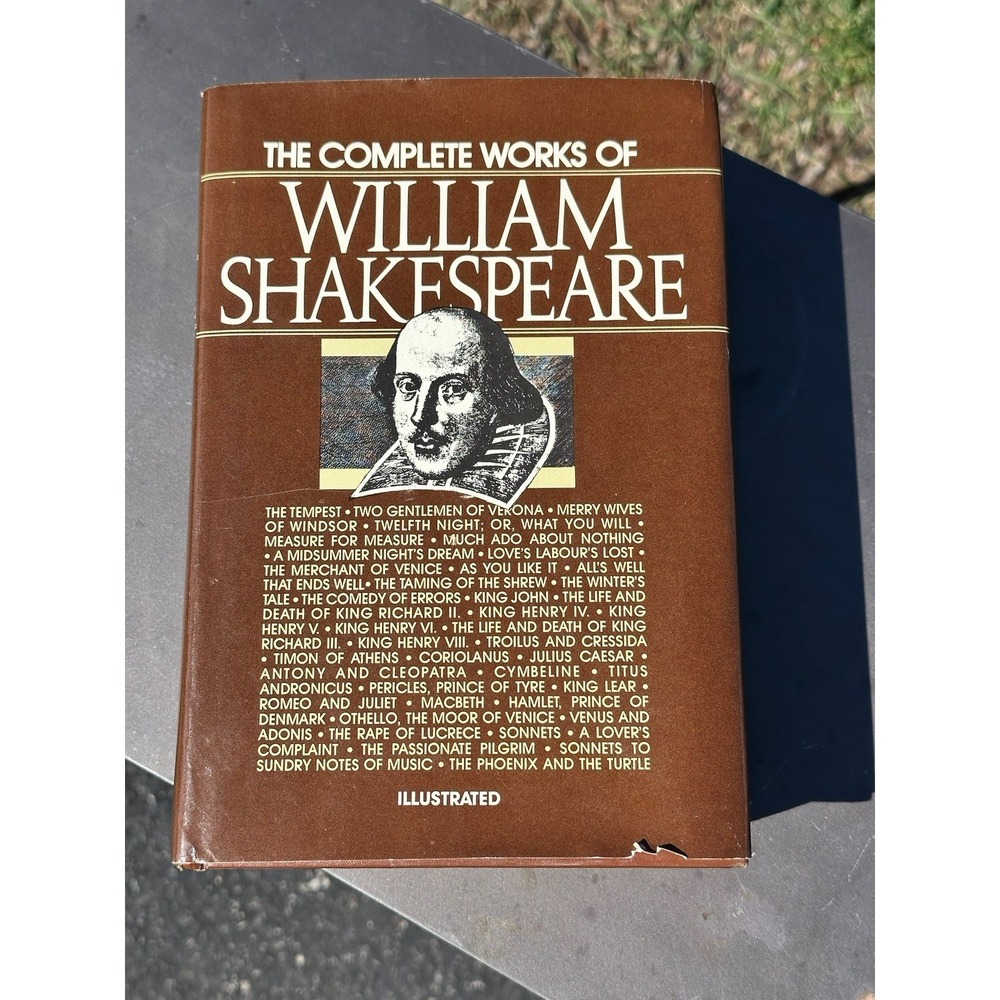 Vintage The‎ Complete Works of William Shakespeare Illustrated Hardcover Book